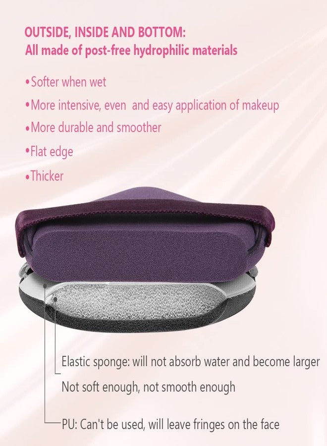 Ainiv 9PCS Air Cushion Makeup Sponges for Foundation, Reusable Sponge Powder Puff with Portable Box, Latex-Free Blending Sponge for Liquid, Cream, Foundation and Powder, Wet and Dry Dual Use - Image 3